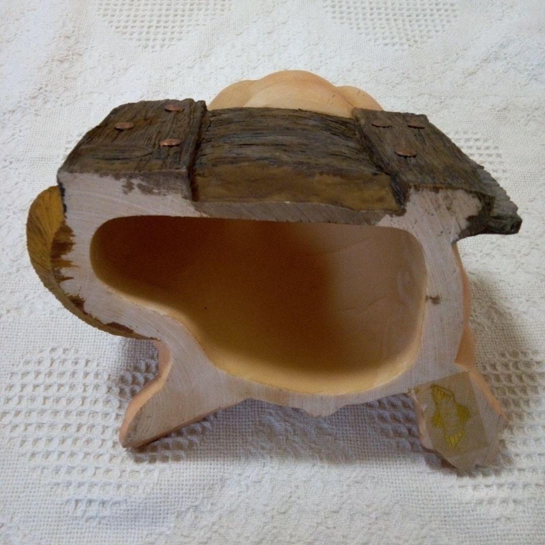 【ARTEFICE】イタリア製 豚の置物 高さ:約21cm×横幅:約27cm