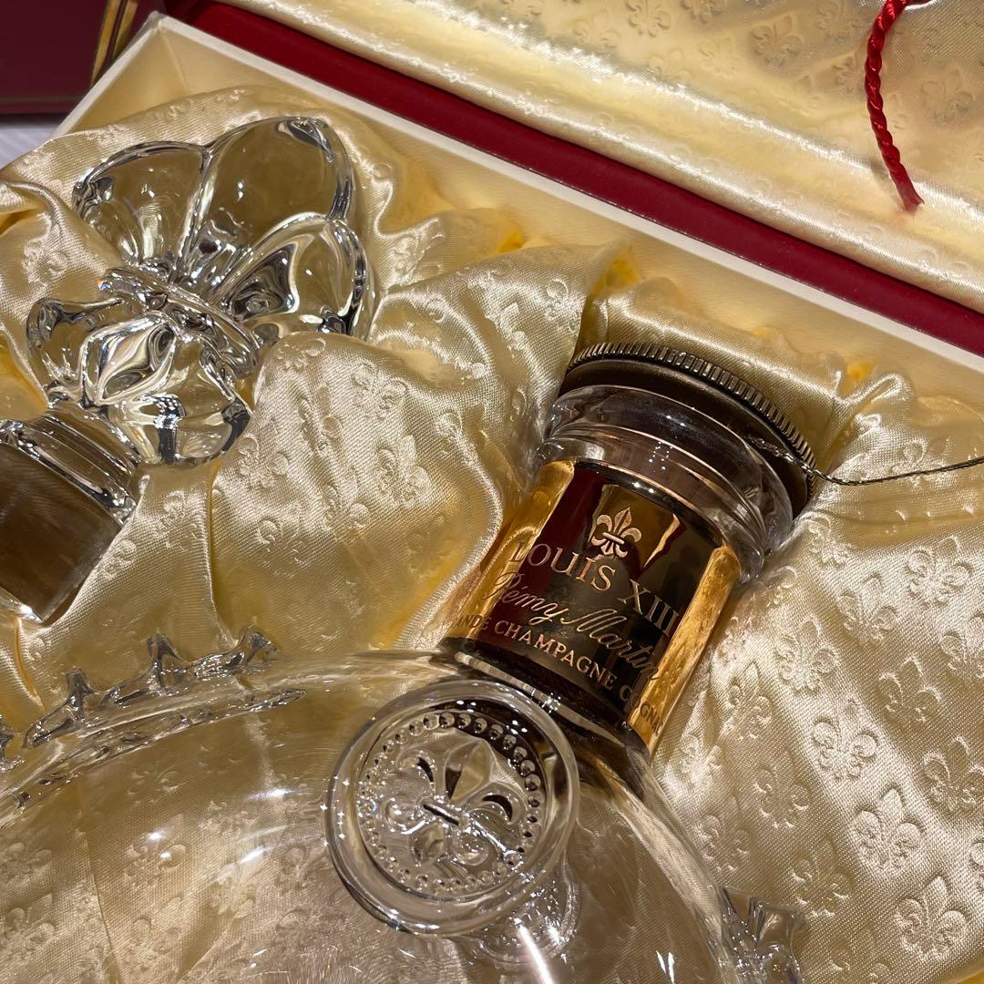 ① 美品 Baccarat レミーマルタン ルイ13世 空瓶 バカラ　箱入り