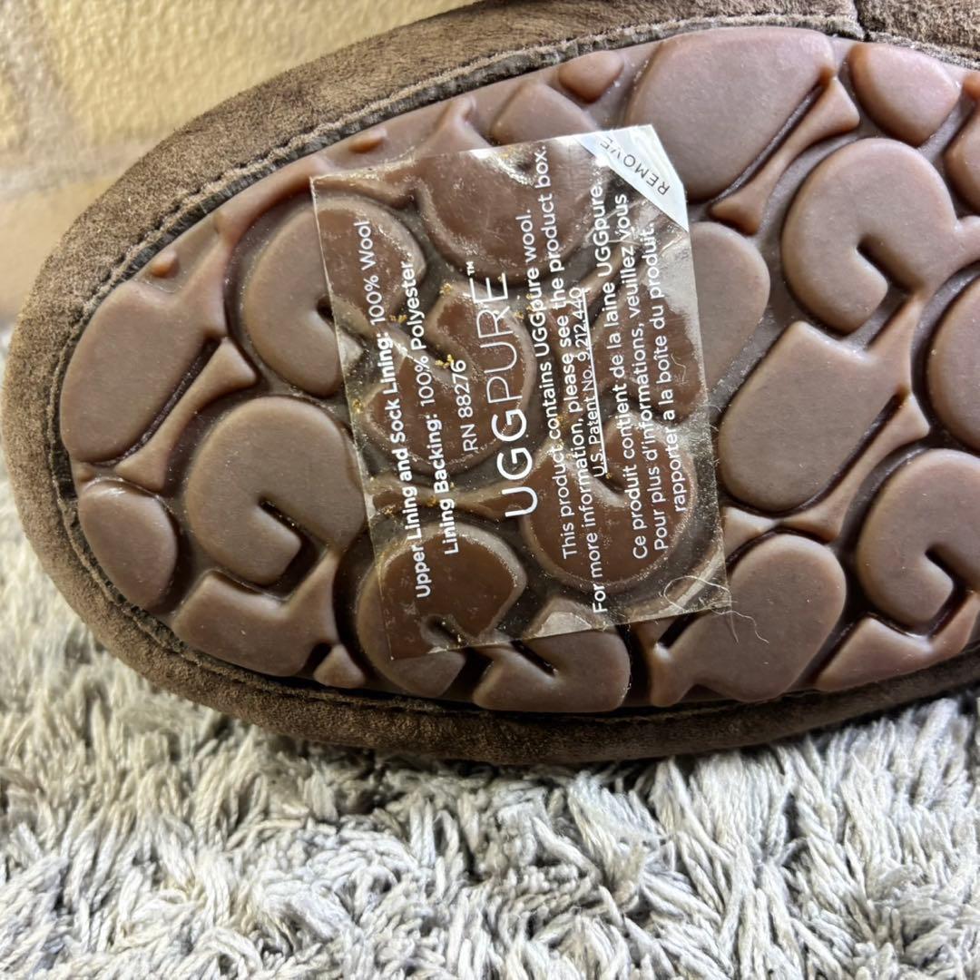 UGG アグ ANSLEY スエード ボア モカシン 25cm