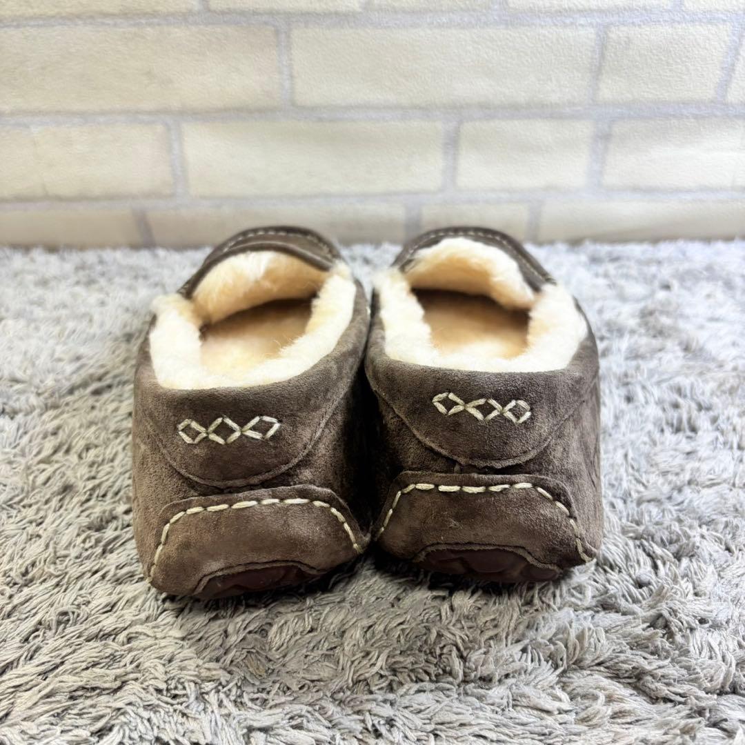 UGG アグ ANSLEY スエード ボア モカシン 25cm