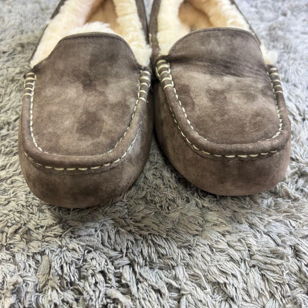 UGG アグ ANSLEY スエード ボア モカシン 25cm