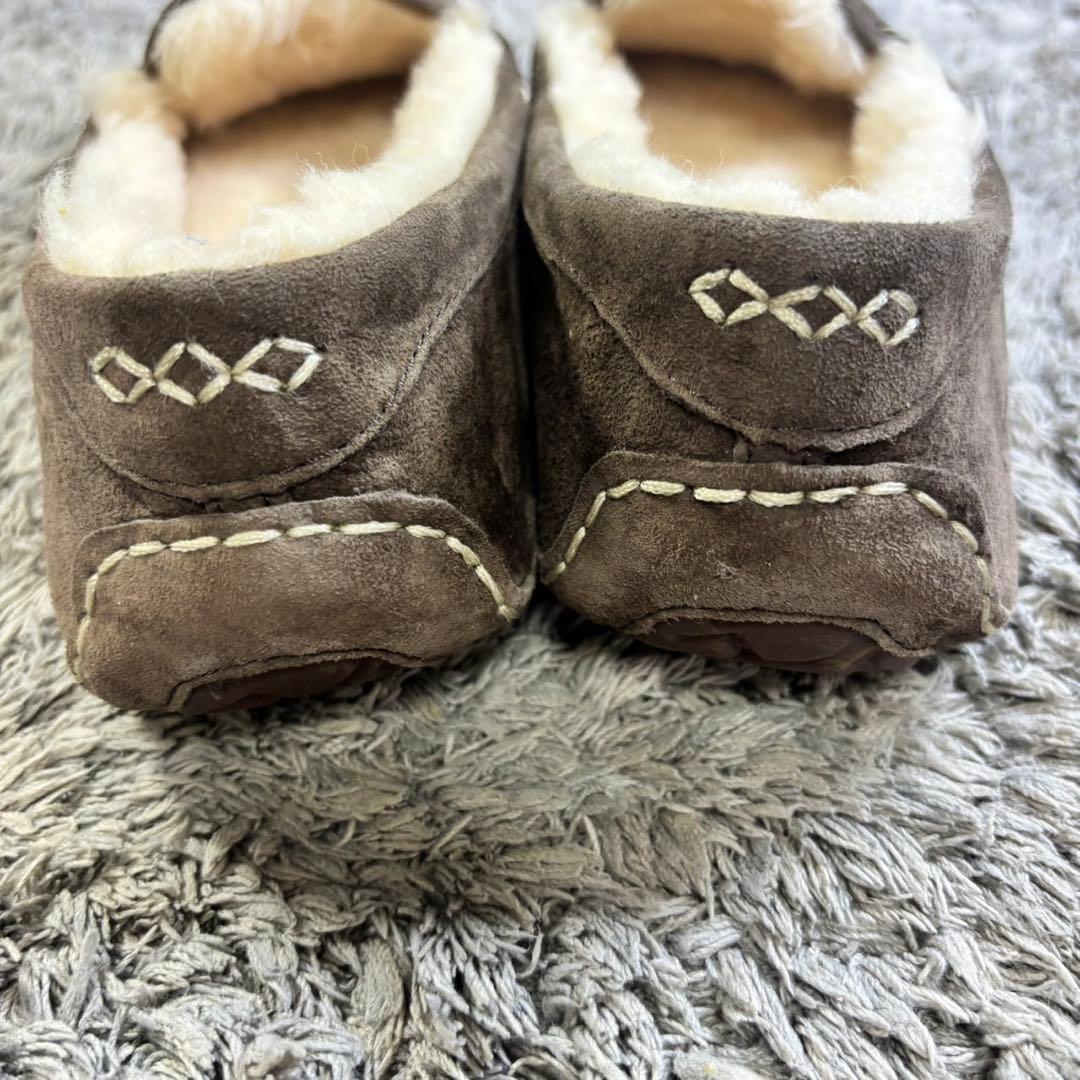 UGG アグ ANSLEY スエード ボア モカシン 25cm