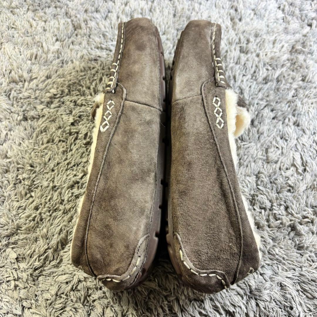 UGG アグ ANSLEY スエード ボア モカシン 25cm
