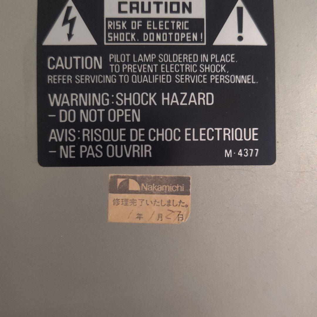 ナカミチ　Nakamichi 2ヘッドカセットデッキ　BX-125