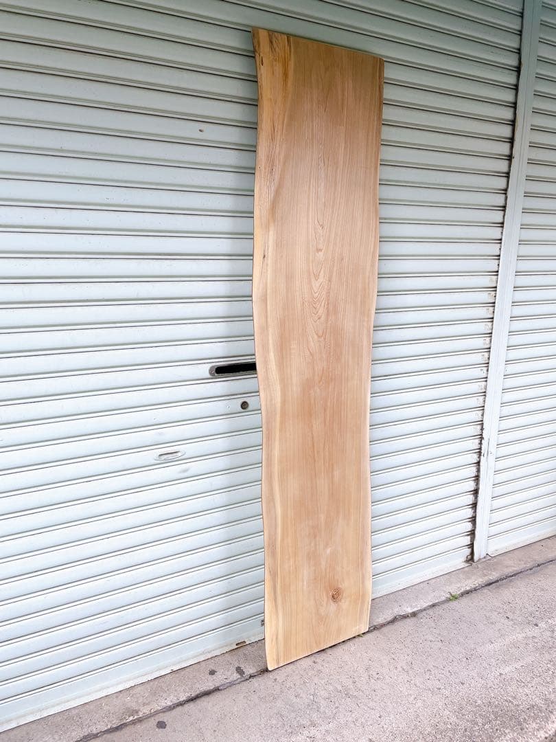 天然　クリ　二枚はぎ　DIY材　木材　天板　テレビ台　無垢材　カウンターテーブル