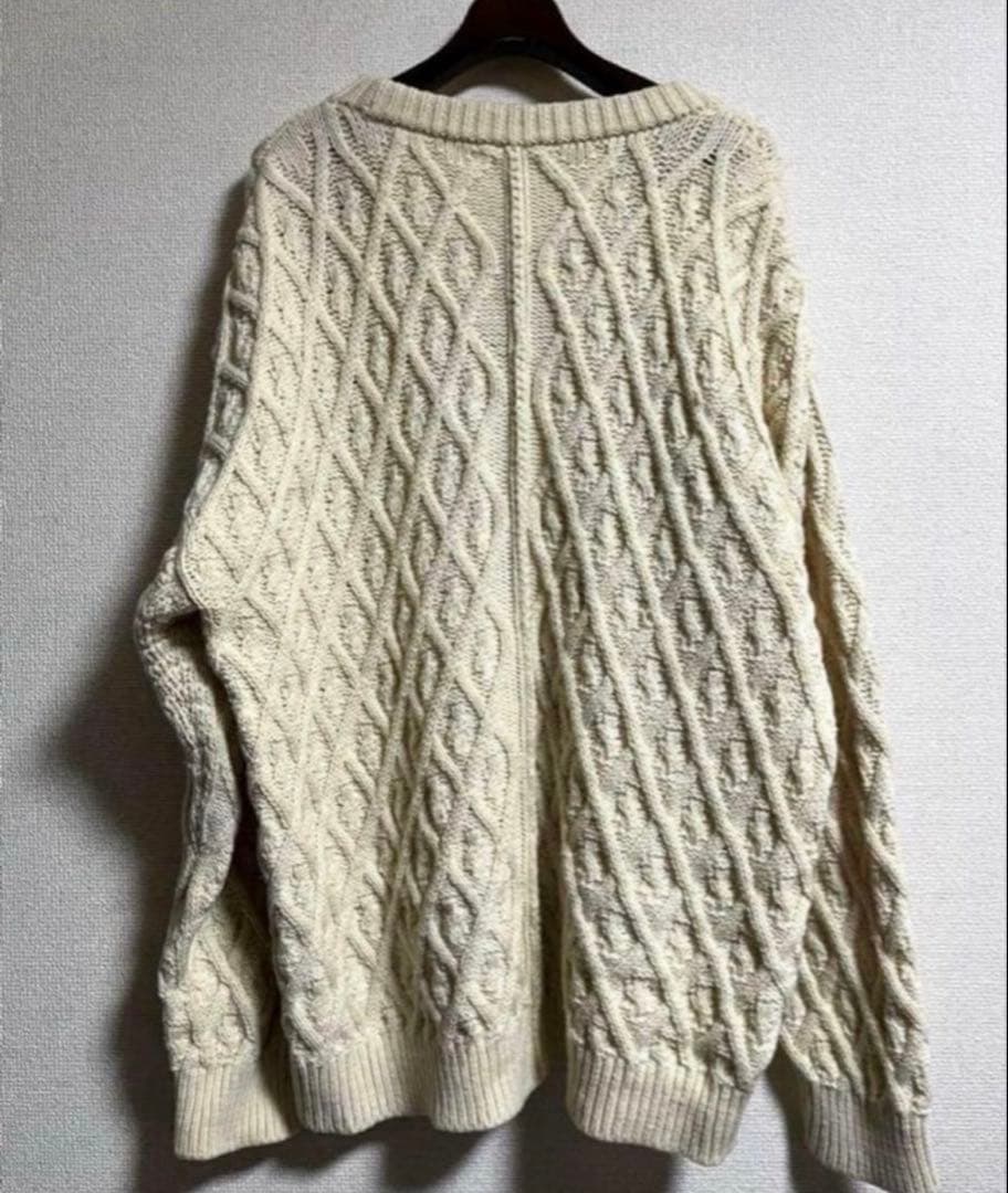 トップス AURALEE HARD TWIST MERINO ARAN KNIT