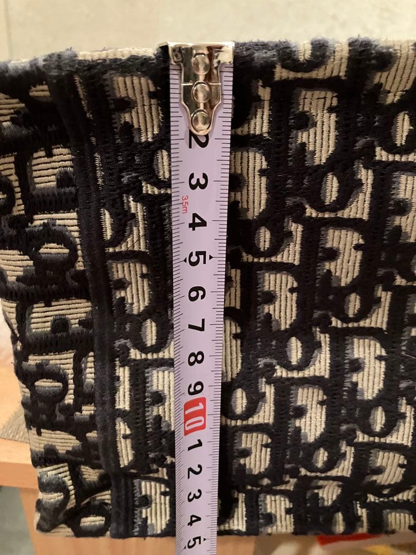 CHRISTIAN DIOR トートバッグ ネイビー/ベージュ