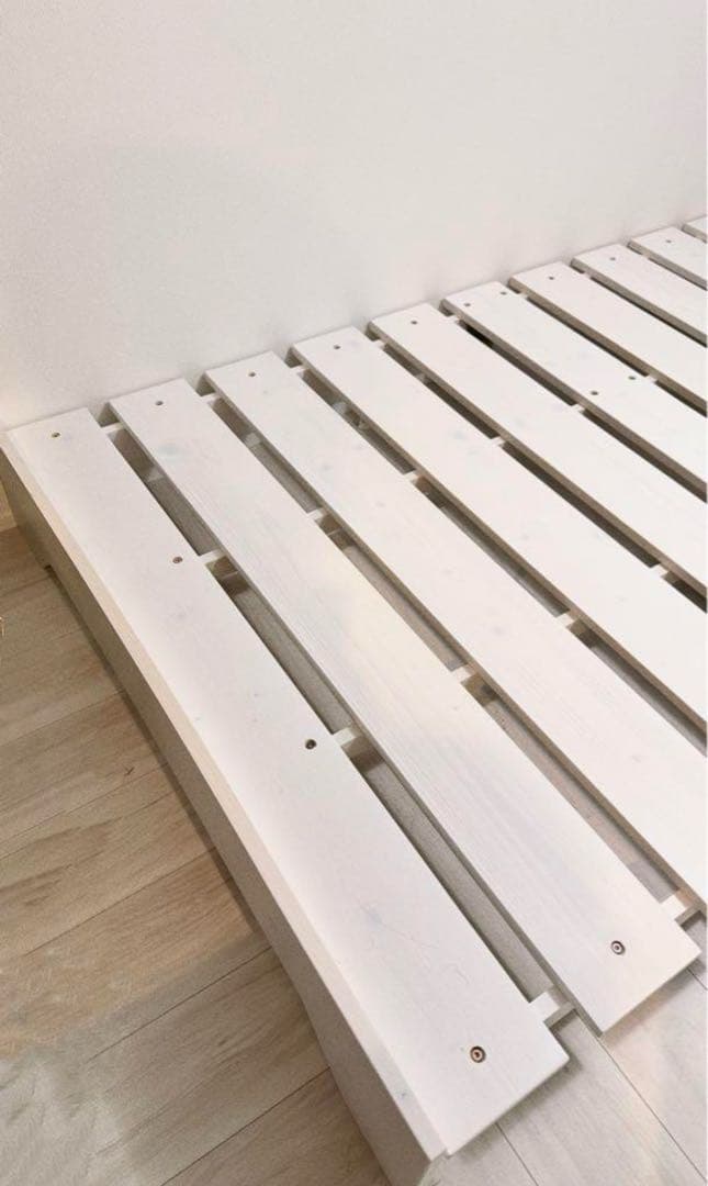 直接引取り限定 ほぼ新品 定価29,000円 すのこベッド 韓国 ロータイプ