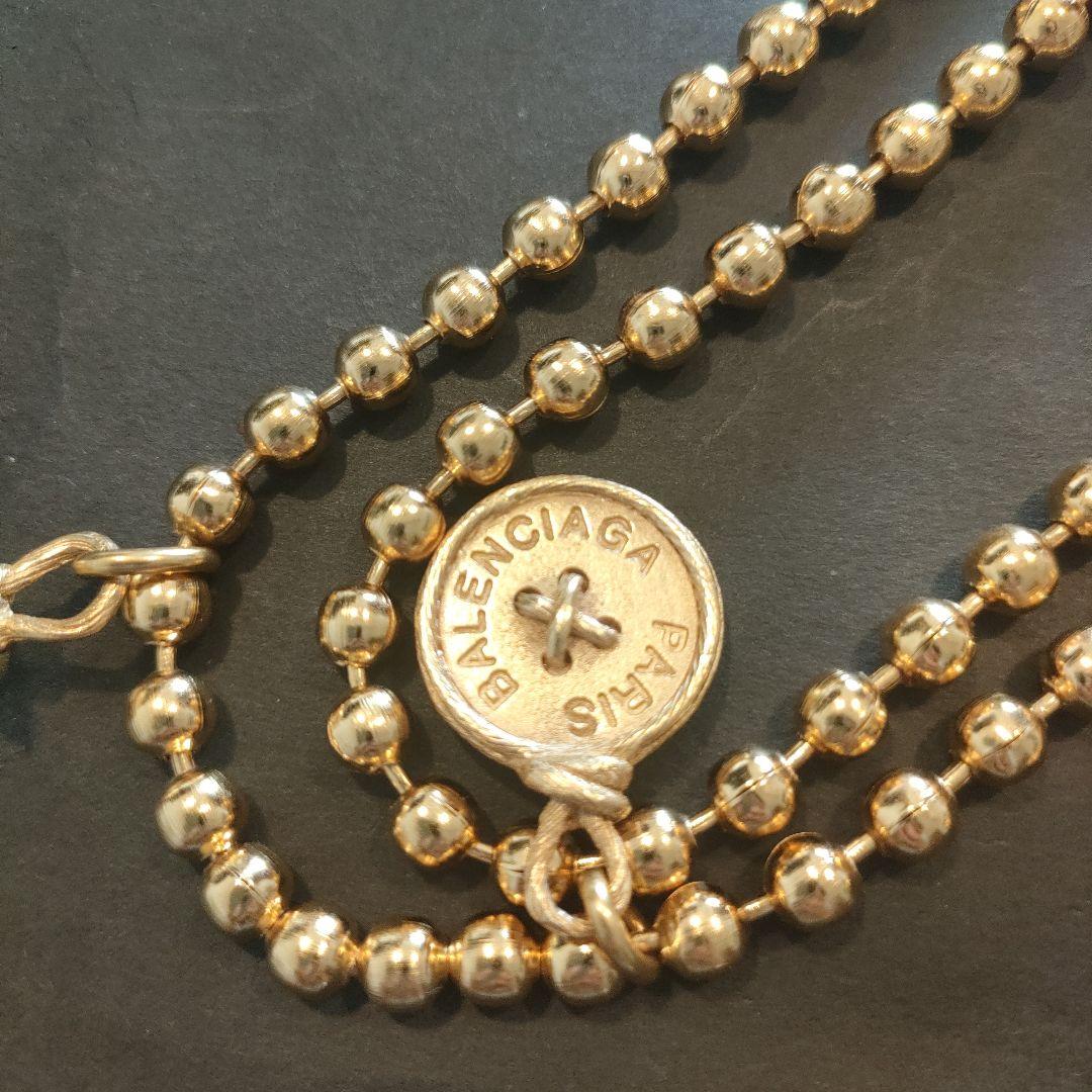 バレンシアガ　BALENCIAGA　チェーンベルト(ゴールド/ヴィンテージ)