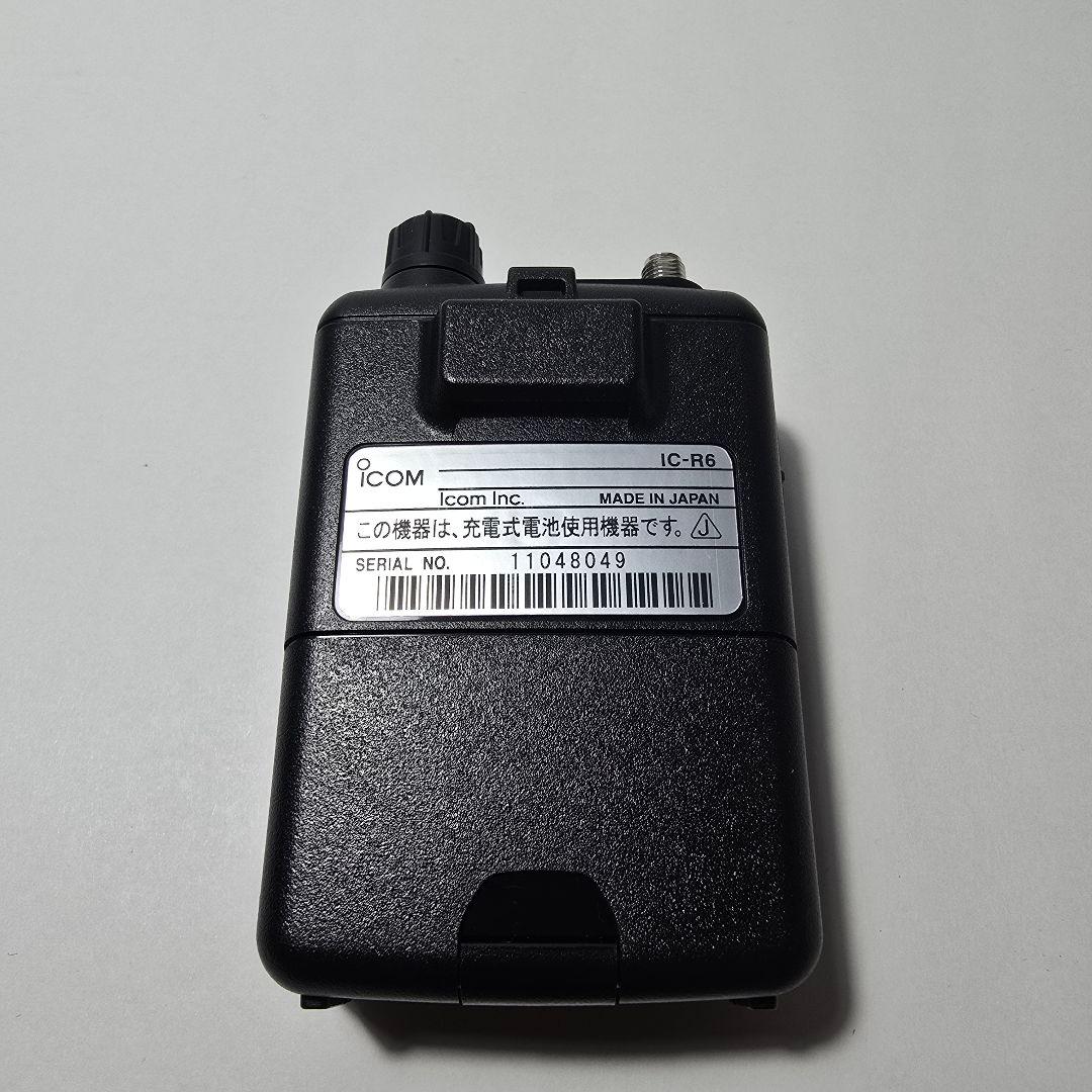 【新品・未使用】ICOM アイコム 広帯域ハンディレシーバー IC-R6