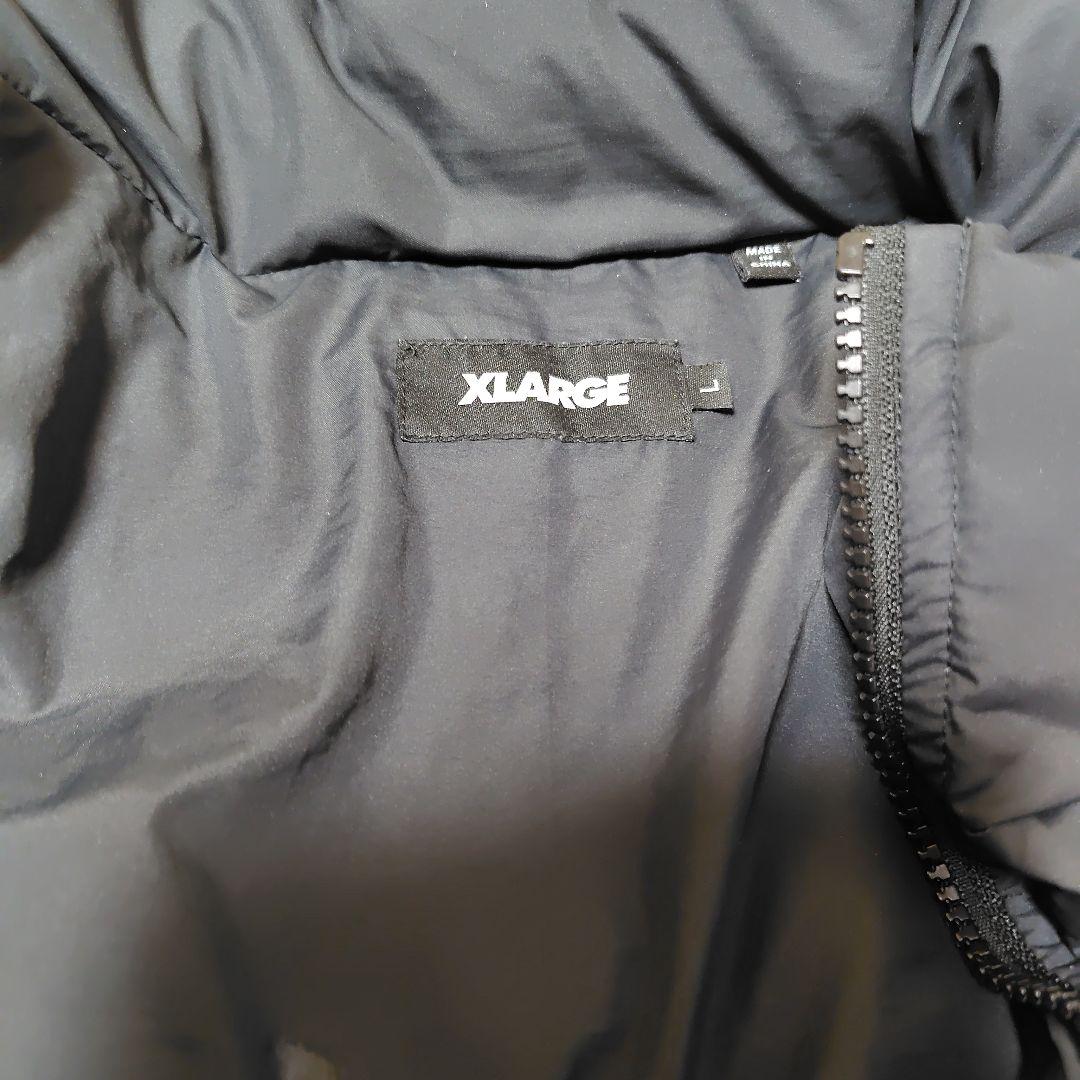 XLARGEエクストララージブラックダウンジャケット黒L