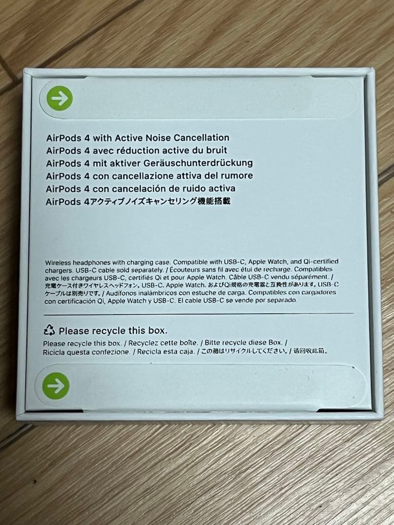 【新品】Apple AirPods 4 本体 アクティブノイズキャンセリング搭載