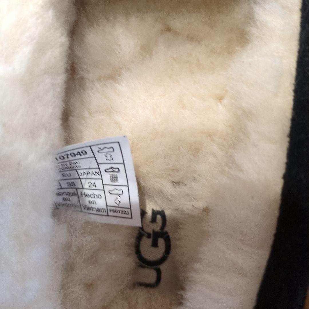 UGG ブラック モカシン 24cm