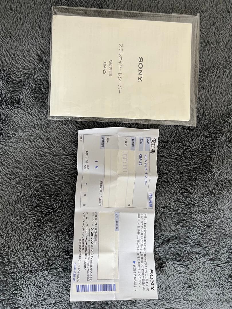 SONY XBA-Z5 ハイレゾイヤホン