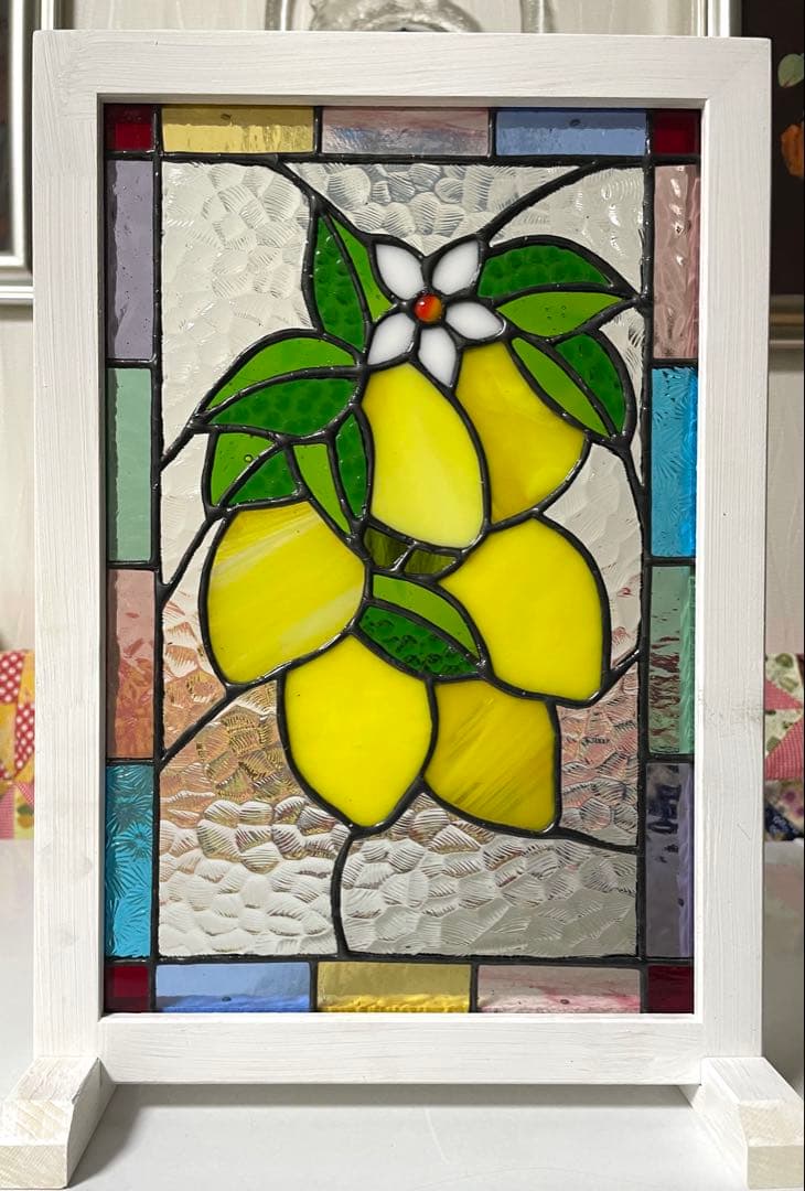ステンドグラスパネル【レモン】