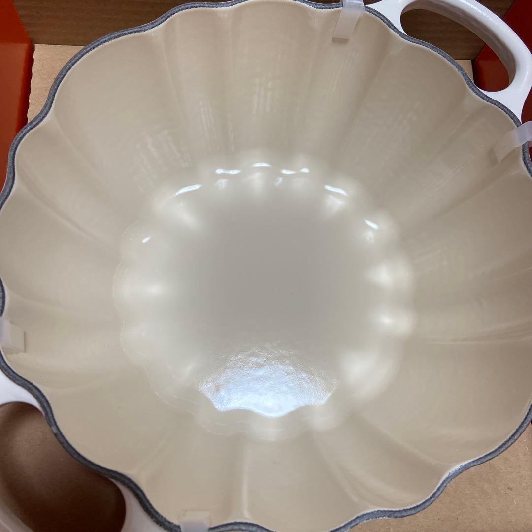 【10月販売終了】新品ルクルーゼ　コットン　鍋パンプキンかぼちゃ