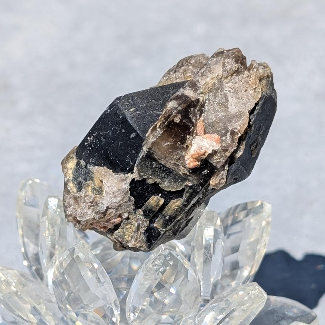 一点物 激レア ドリームモリオン 原石 山東省産 黒水晶 58g お守り効果