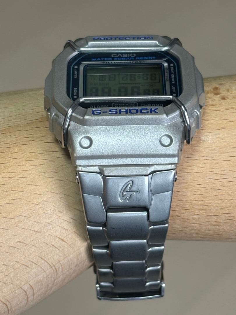 G-SHOCK/オリジン/DW-5000/スクリューバック/シルバー/ビンテージ