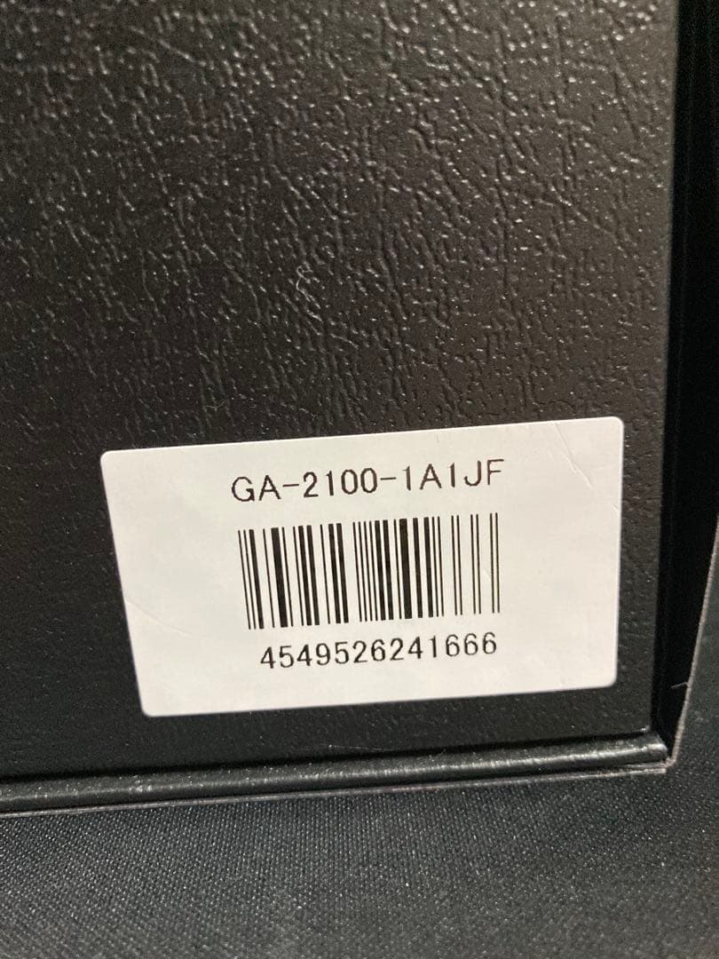 試着のみ CASIO G-SHOCK GA-2100 オールブラック