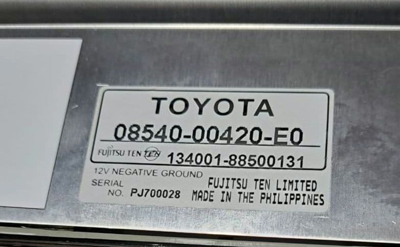 TOYOTA純正　フリップダウンモニター　11インチ