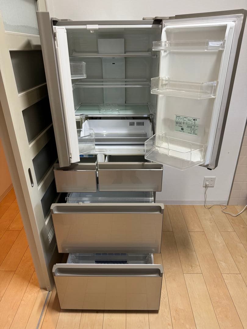 2019年製　日本製　Panasonic 冷蔵庫　NR-SPF454X-N形