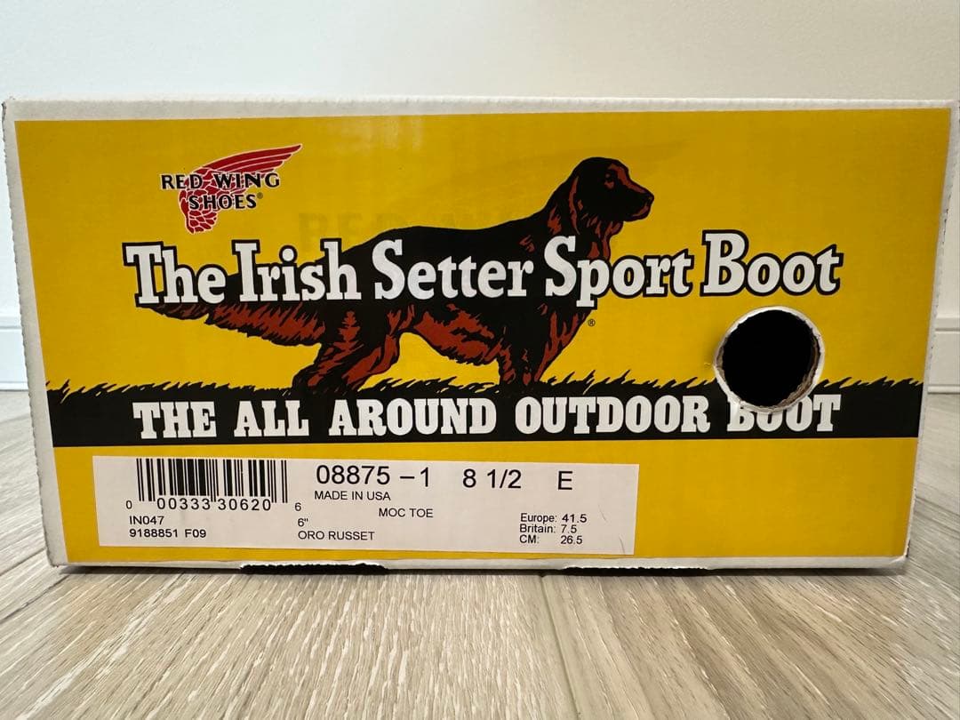 REDWING レッドウィング　アイリッシュセッター　赤茶　8875 犬タグ