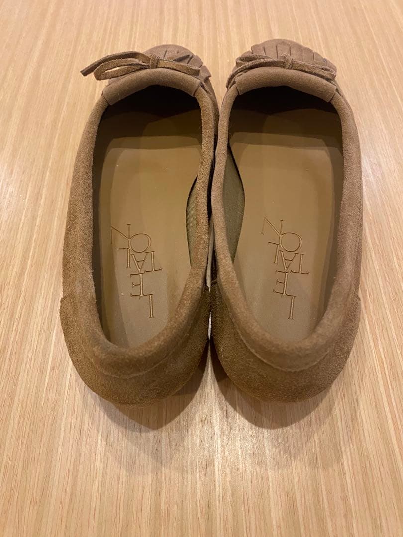 ルタロン　レザーキルトタッセルフラット