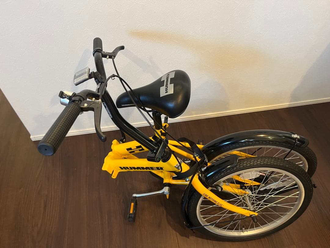 HUMMER 折りたたみ自転車 20インチ　黄色　未使用　送料着払い