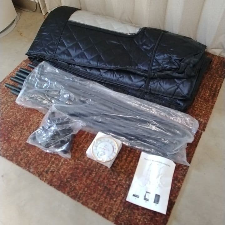 【大きめサイズ】サウナテントと温度計セット