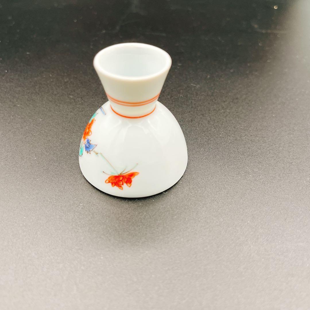13th Kakiemon Sake Set 13代柿右衛門 錦牡丹 酒器揃