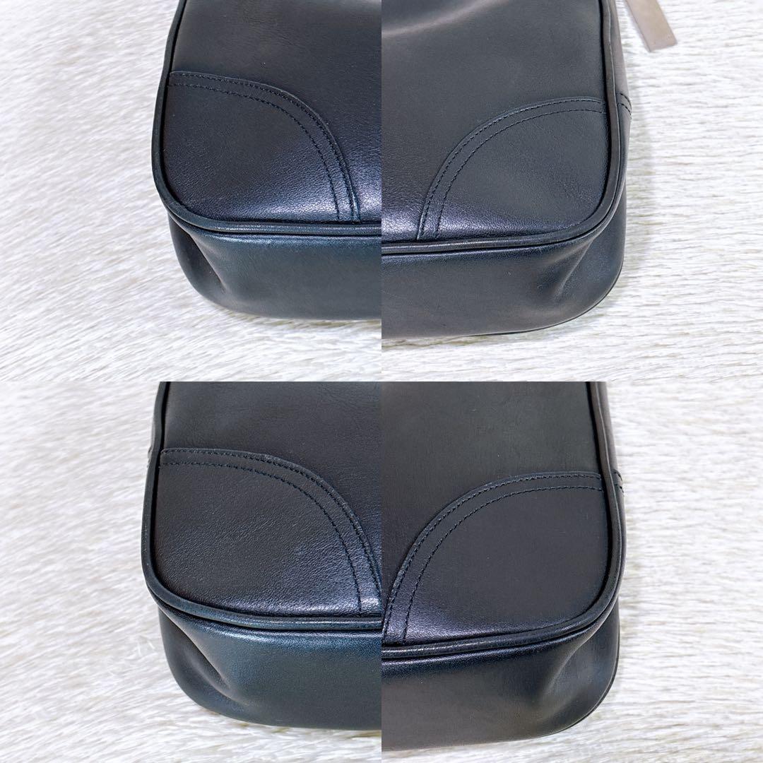 ご*ま様 ✨美品✨オールドコーチ COACH ブラックレザー ワンショルダーバッ