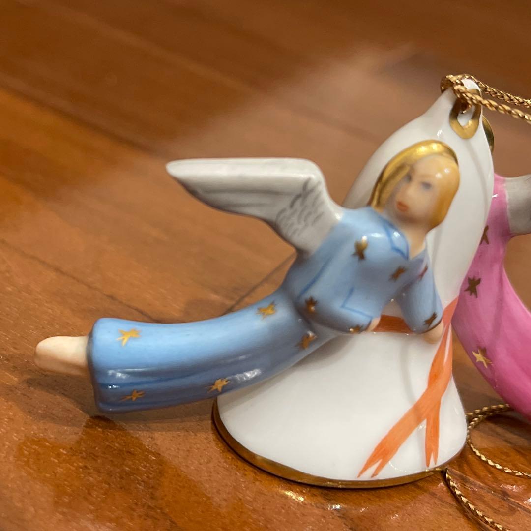ヘレンド⚫︎クリスマス　天使の陶器　オーナメント
