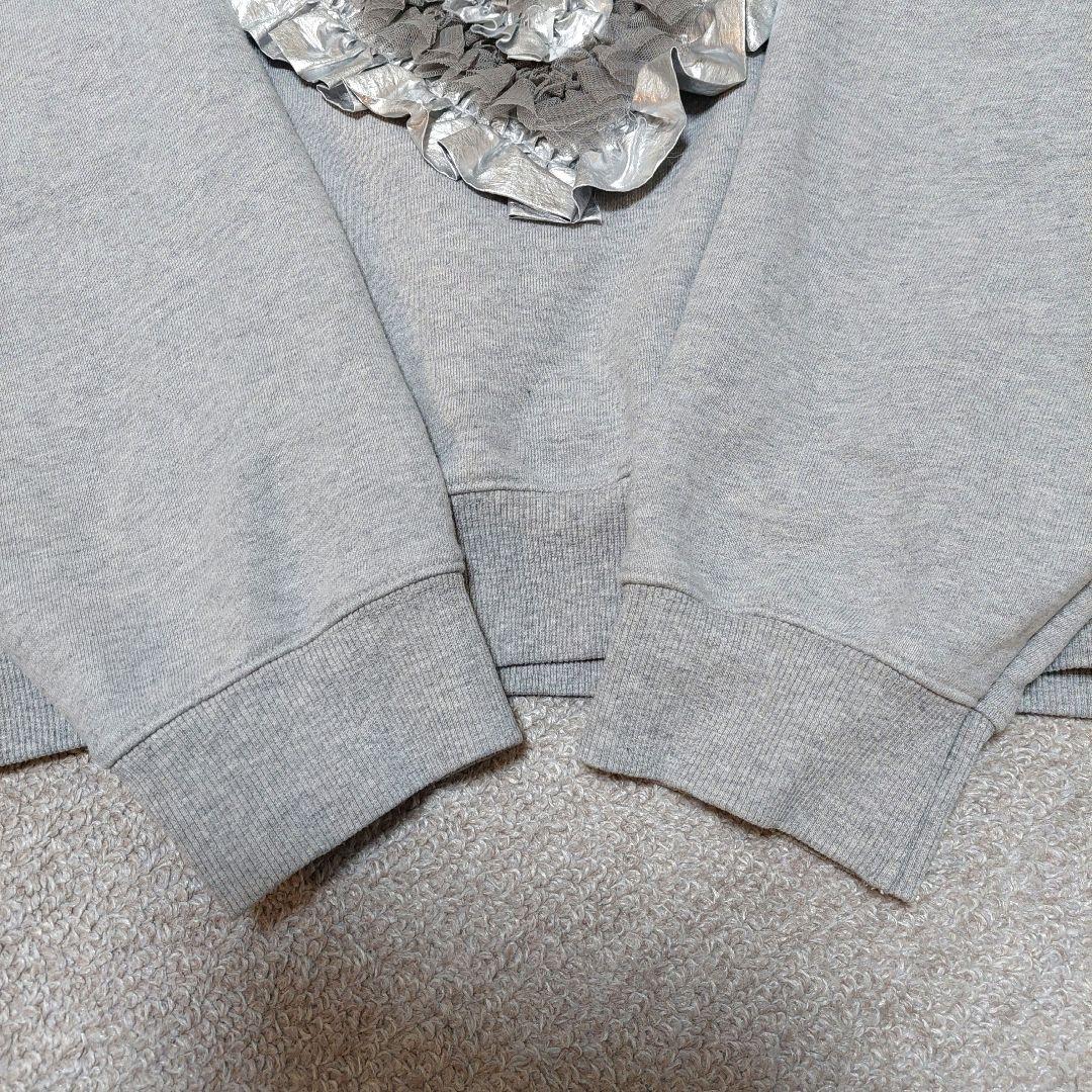 POPPYハートスウェットチュール/HEART TULLE SWEATSHIRT