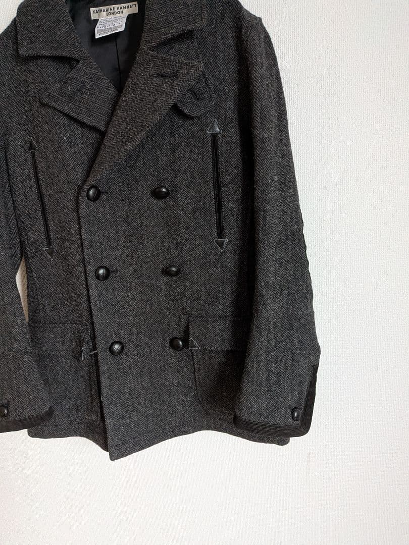 KATHARINE HAMNETT LONDON ツイードウールジャケット