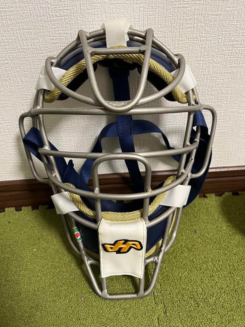 キャッチャー用防具セット ネイビー/ホワイト