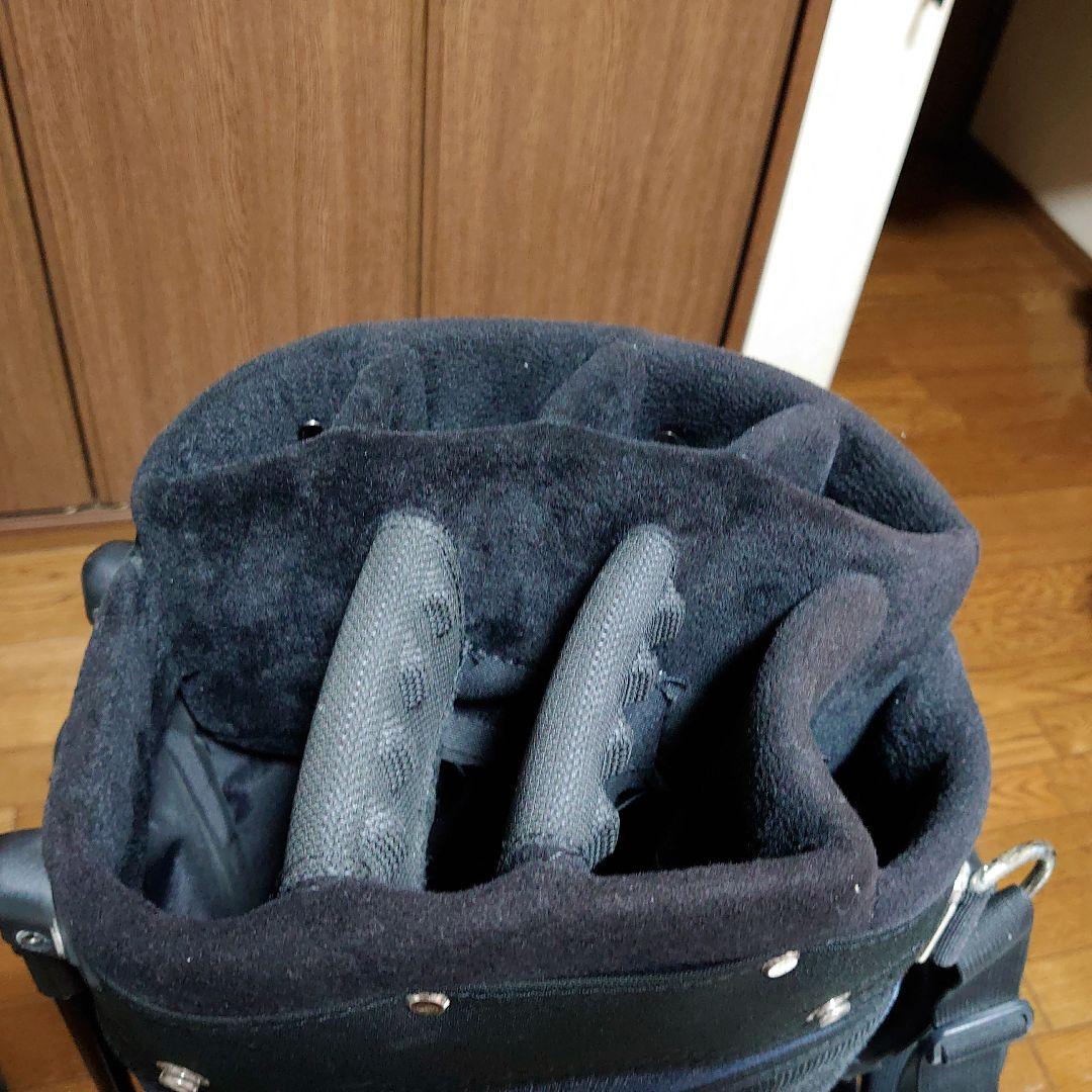 EVISU GOLF キャディバッグ ゴルフバッグ デニム スタンド付 芝生くん