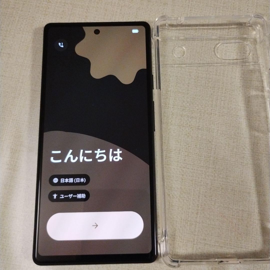 Google Pixel 6a 黒 クリアケース付き