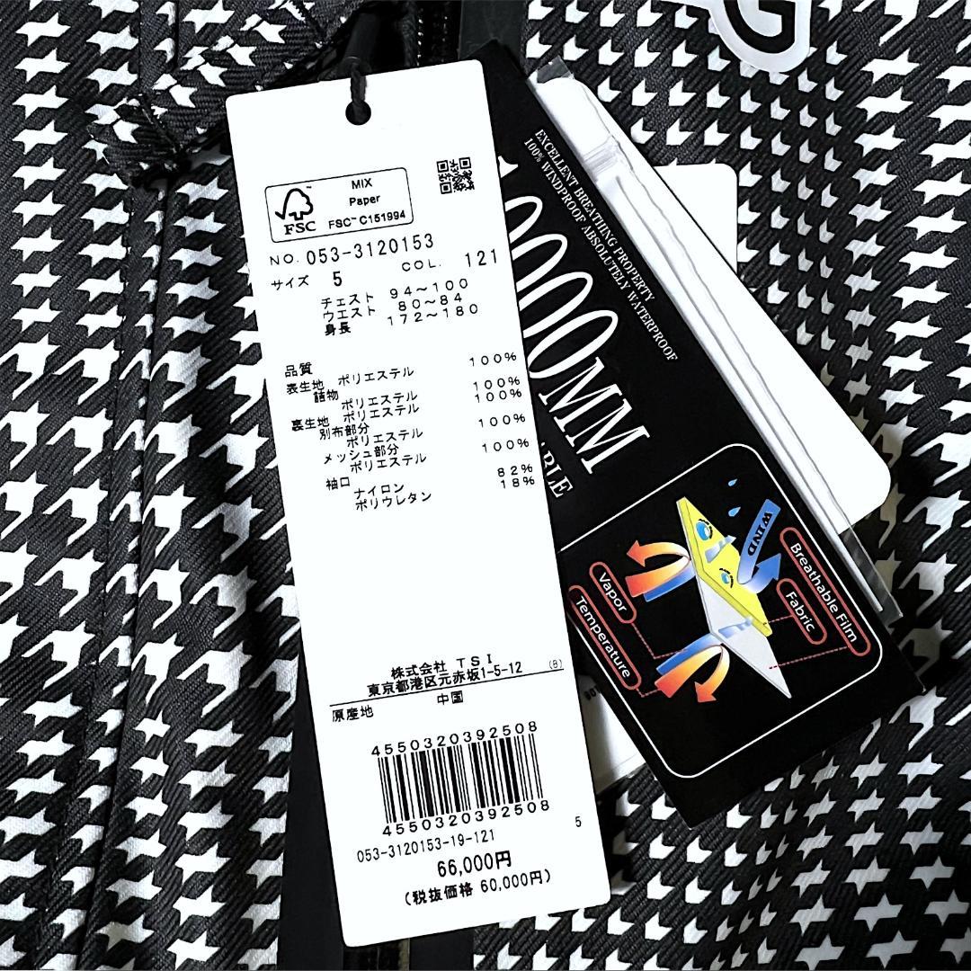 新品 パーリーゲイツ 定価6.6万 防汚防水防風 ストレッチ スノーウェア L