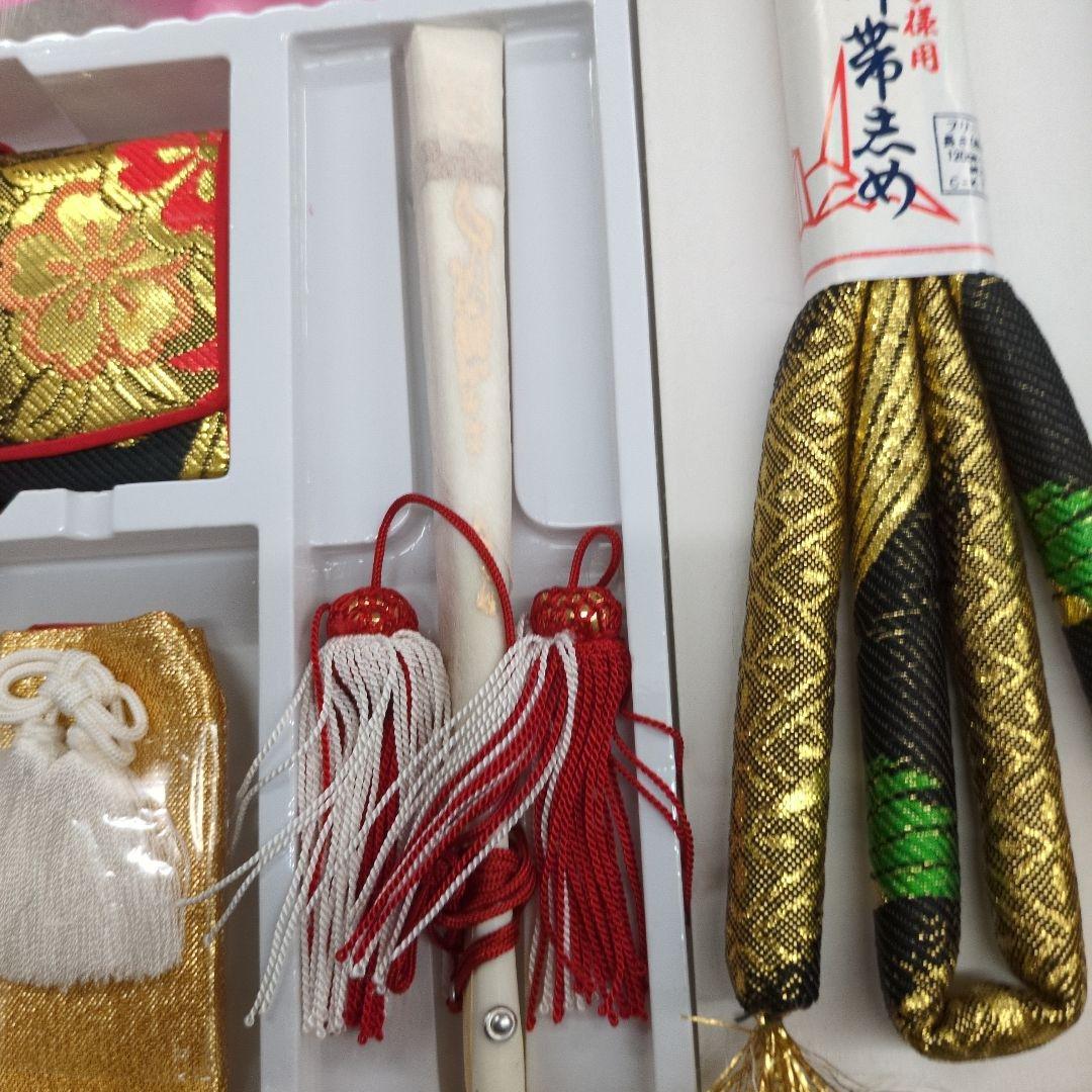 七五三 はこせこセット　18センチ未使用タグ付き　金黒