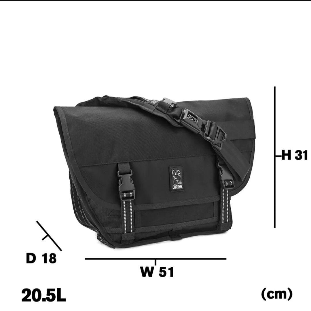 ✨ Chrome メッセンジャーバッグ MINI METRO オールブラック ✨