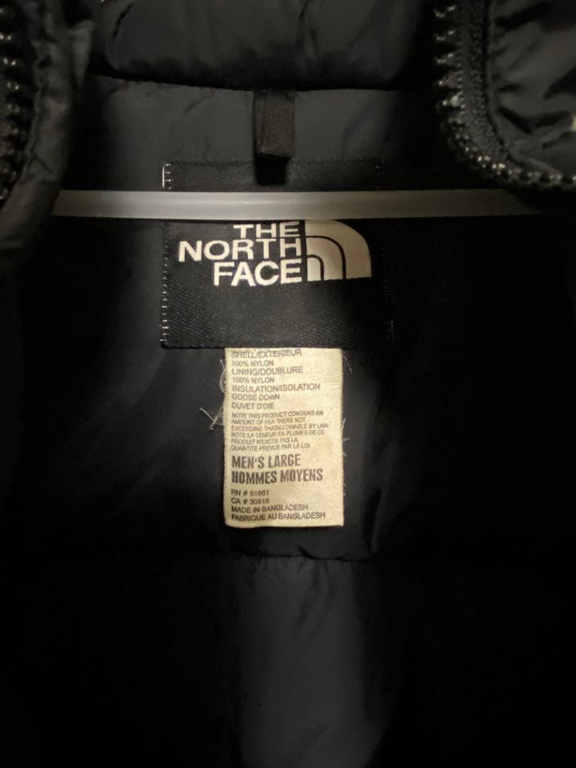 THE NORTH FACE ブラックダウンジャケット XLサイズ