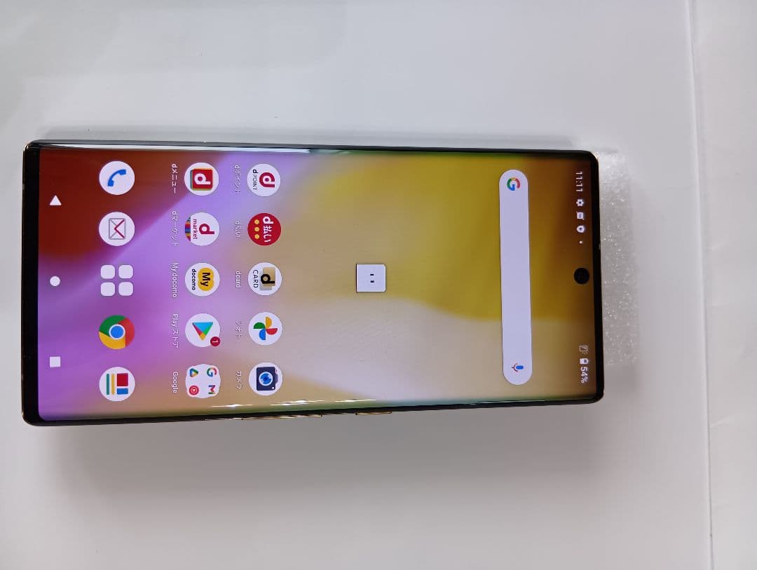 docomo 5G スマートフォン ゴールド