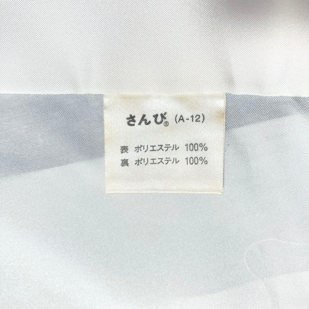【美品✨】東レシルック　さんび　洗える着物　小紋　黒色　斜格子　大小あられ　H4
