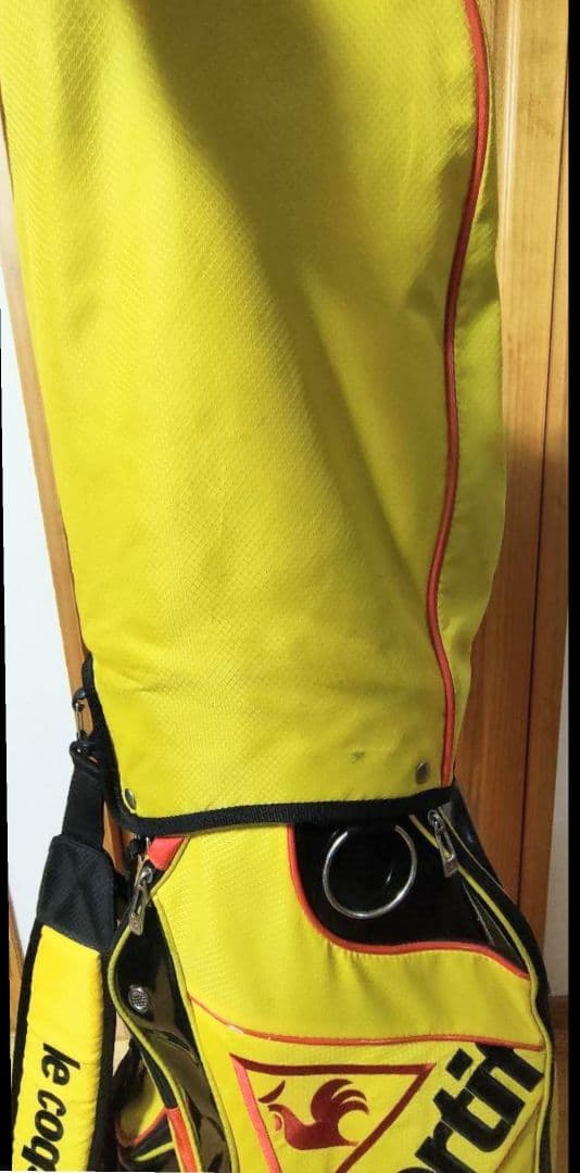 ★ルコックle coq sportif★ゴルフバッグ　イエロー系★