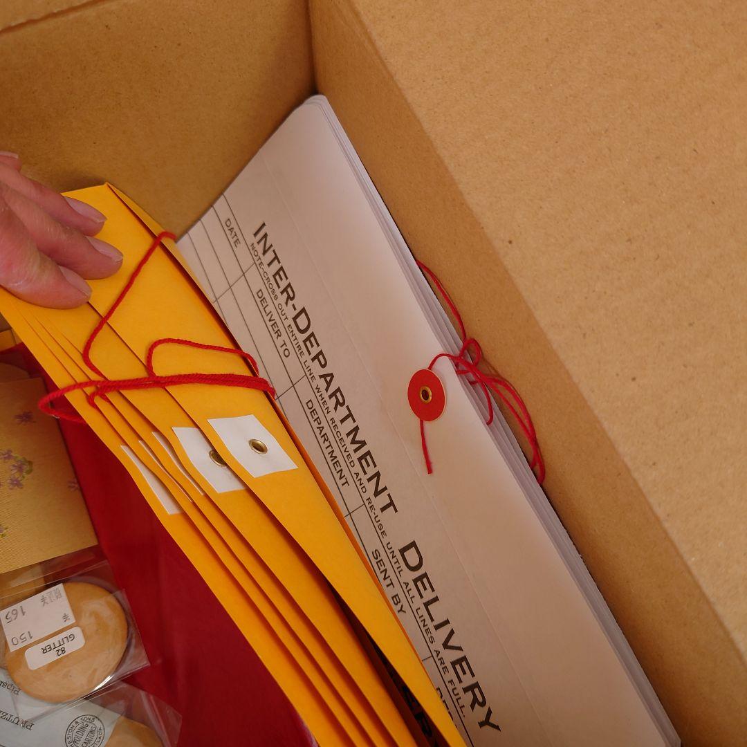 80サイズ/たっぷりephemeral box☆ヴィンテージ海外紙モノ