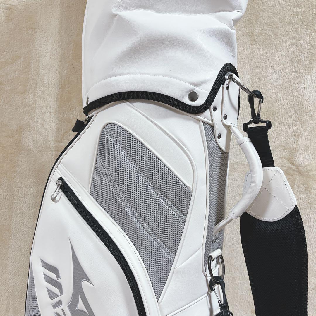 K033 MIZUNO キャディバッグ フード付き 9型
