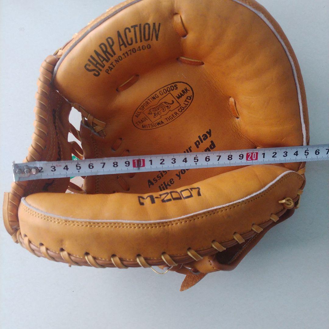 希少 美津和 TIGER 軟式 キャッチャーミット M-2007