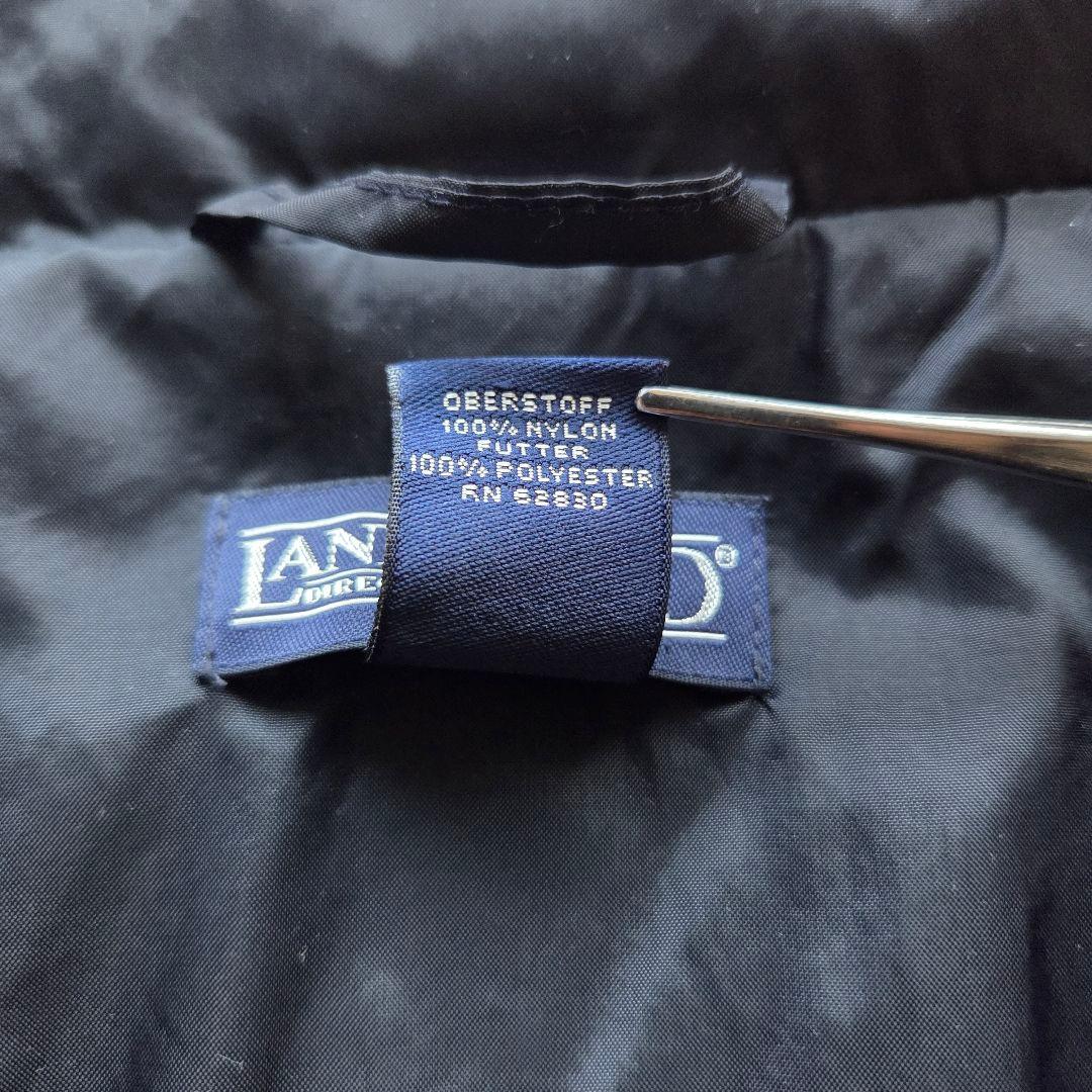 美品 LAND'S END ナイロン ジャケット ブラック M 90s 短丈