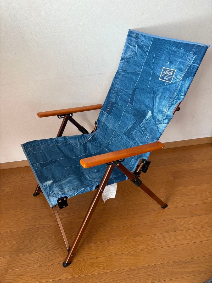 コールマン　モンロー　インディゴ　デニム調チェアー　希少！冬キャン！