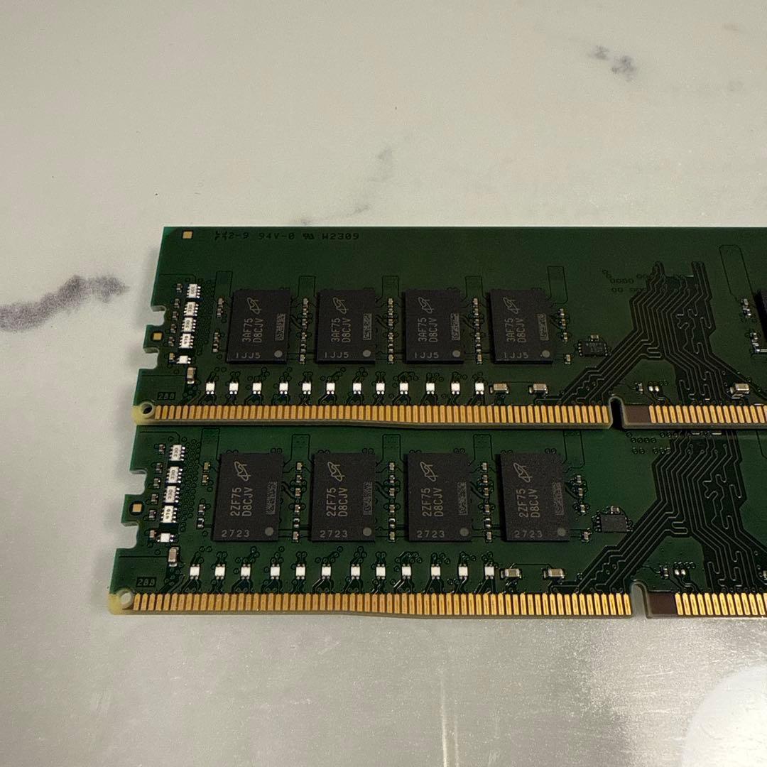 Kingston DDR4 メモリ 32gb x 2枚 64GBセット